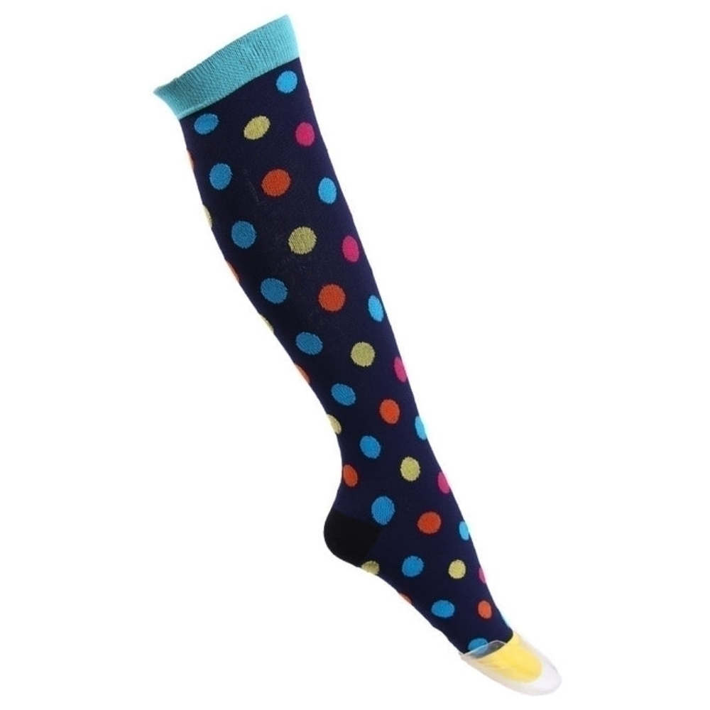Knee High Argyle Pattern Socks Size S/M